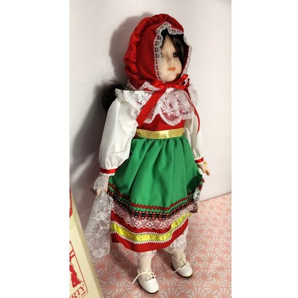 American Dreams Porcelain Dolls Collection Music Box O Sole Mio Vintage Italian - Picture 3 of 13